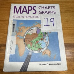 4 Maps Charts Graphs Levels D, E, F, and G Modern Curriculum Press US World pb