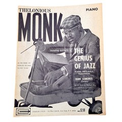 THELONIOUS MONK Revealing Instincts of The Genius of Jazz 1958 Piano Songbook