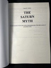 The Saturn Myth, by David N. Talbott,large Book 8.5”X11.5”,Reprint Brand New