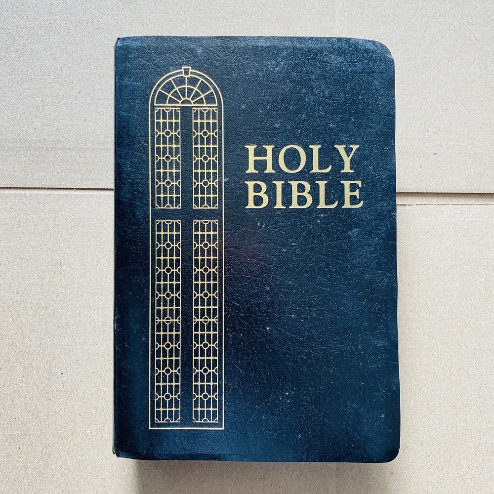 🔥1990, Nelson Regency Holy Bible King James Version Giant Print Red Letter