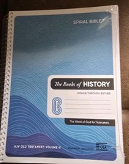 Spiral Bible KJV version- 5 book set w/ tabs- The word of God for notetakers