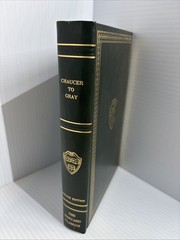 Chaucer to Gray – The Harvard Classics – Deluxe Registered Edition
