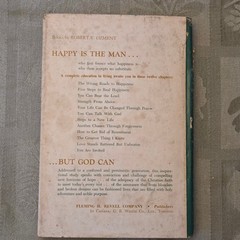 Happy Is the Man Robert V. Ozment 1963 Revell Hardcover w/ Dust Jacket