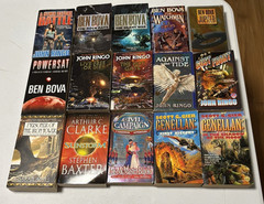 SCIENCE FICTION FANTASY LOT OF 60 PB Books, Assorted Authors