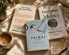 (3 Books) Atomic Habits+ikigai+the Psychology Of Money (Paperback)