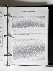 J. Vernon McGee’s Notes on the Holy Bible (partially complete, w/binder)
