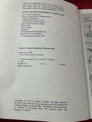 HOW TO DRAW PREHISTORIC MONSTERS By Larry Evans 1979 trade paperback
