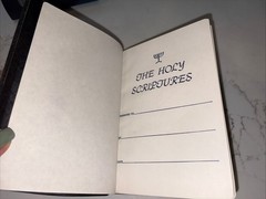 1955 The Holy Scriptures Jewish Publication Society Gold Leaf Edging EUC