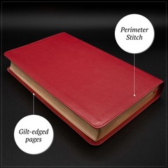 Red Louis Segond French Bible LARGE Print – LSG Bible Rouge en Français by SP