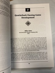 Coaching the Quarterback: By the Experts 2008 edition LIKE NEW