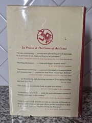 THE GAME OF THE FOXES – Untold Story of German Espionage SIGNED 1st HBdj VG