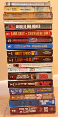 Lot of 17 Western Action Books ~ Johnstone + Zane Grey + L’Amoure + Max Brand ++