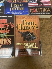 Tom Clancy Military Thriller Book Lot 8 PB HC Jack Ryan ACTION Spy Fiction