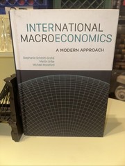 INTERNATIONAL MACROECONOMICS A MODERN APPROACH EDUCATIONAL BOOK HC F2
