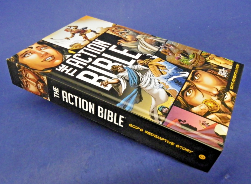 The Action Bible: God’s Redemptive Story Graphic Novel Hardcover 1st Edition NEW