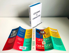 SIGNED Lessons in Chemistry by Bonnie Garmus WATERSTONES HC 1/2 ~STENCILED EDGE