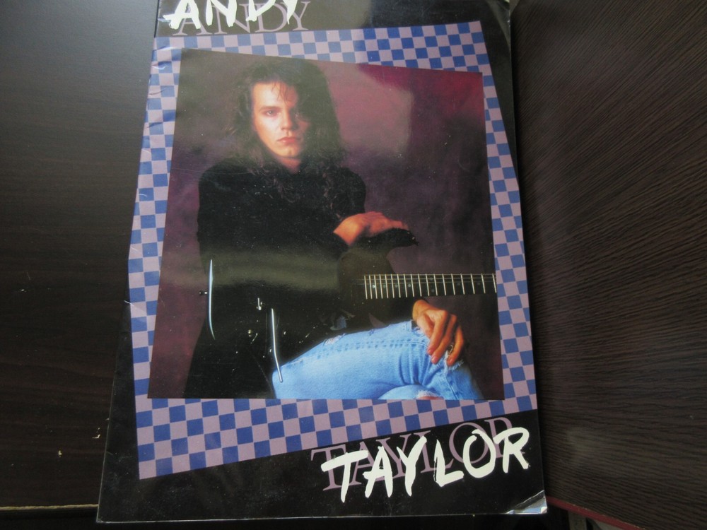 Andy Taylor 1987 Japan Tour Book Concert Program Duran Duran