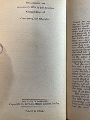 The Anything Tree by John Rackham, The Winds Of Darkover by Marion Bradley, 1970