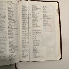 VTG NIV Study Bible Red Letter Zondervan 1985 Bonded Leather Meticulously Tabbed