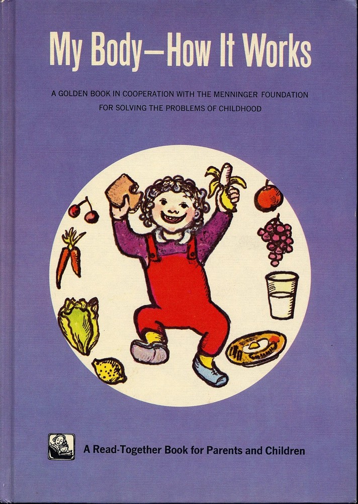 MY BODY HOW IT WORKS by Jane Werner Watson (1972 Hardcover 6 1/2 x 9 1/4 inc…