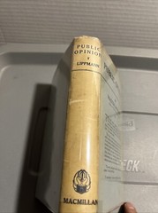 Public Opinion Walter Lippmann The Macmillan Company 1961