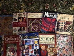 Quilting Books Lot of 9 Paperback Quilters Books Mandala Country Folk