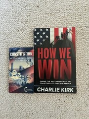 How We Win by Charlie Kirk and The Constitution – Turning Point USA (Lot Of 2)