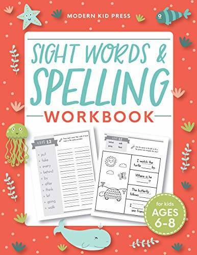 Sight Words and Spelling Workbook for Kids Ages 6-8 (Homeschool Supplies) – GOOD