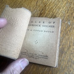 1920s Small Red Book TALES OF SHERLOCK HOLMES Sir A. Conan Doyle Little Luxart