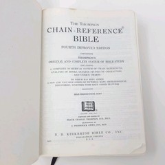 The Thompson Chain Reference Bible 4th Improved Edition Red Letter KJV 1964