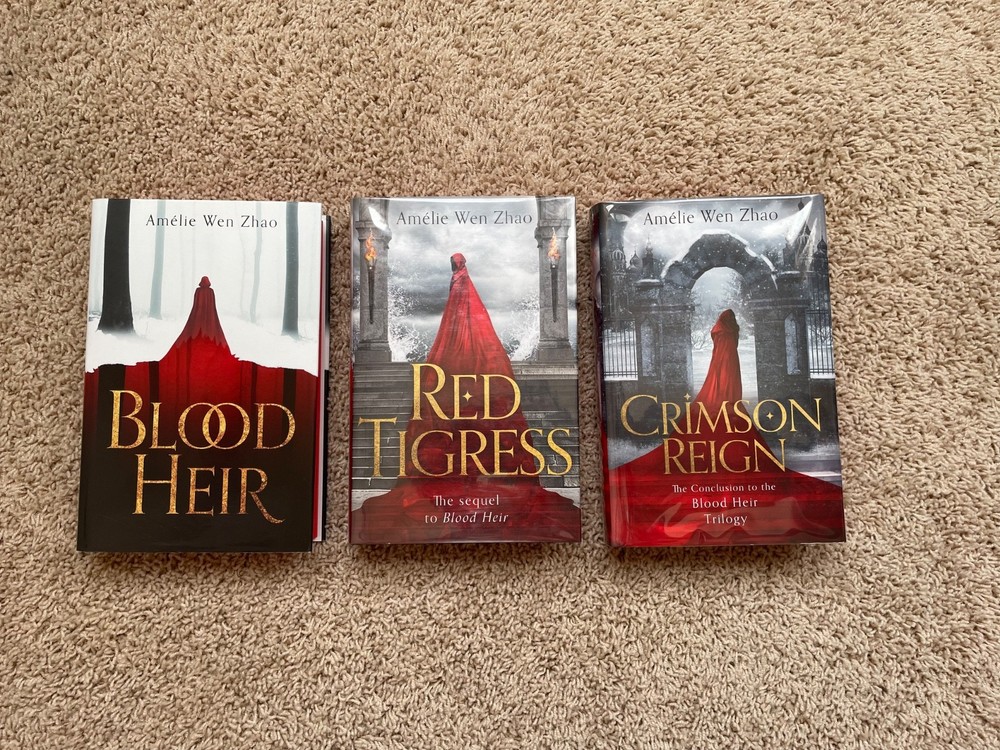Blood Heir Trilogy Goldsboro Signed & Numbered Exclusive Editions sprayed edges