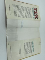 Tex S.E. Hinton 1979 1st Ed Eleventh Printing Delacorte Press HCDJ Ex Library