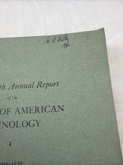 Forty-Sixth Annual Report Bureau of American Ethnology 1928-1929 Paperback