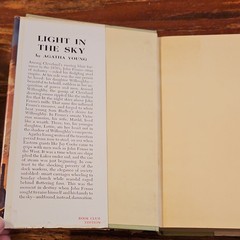 Light in the Sky by Agatha Young Hardcover Random House Book Club Edition DJ