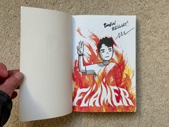MIKE CURATO FLAMER GRAPHIC NOVEL 1ST EDITION 2020 SIGNED LGBTQ+