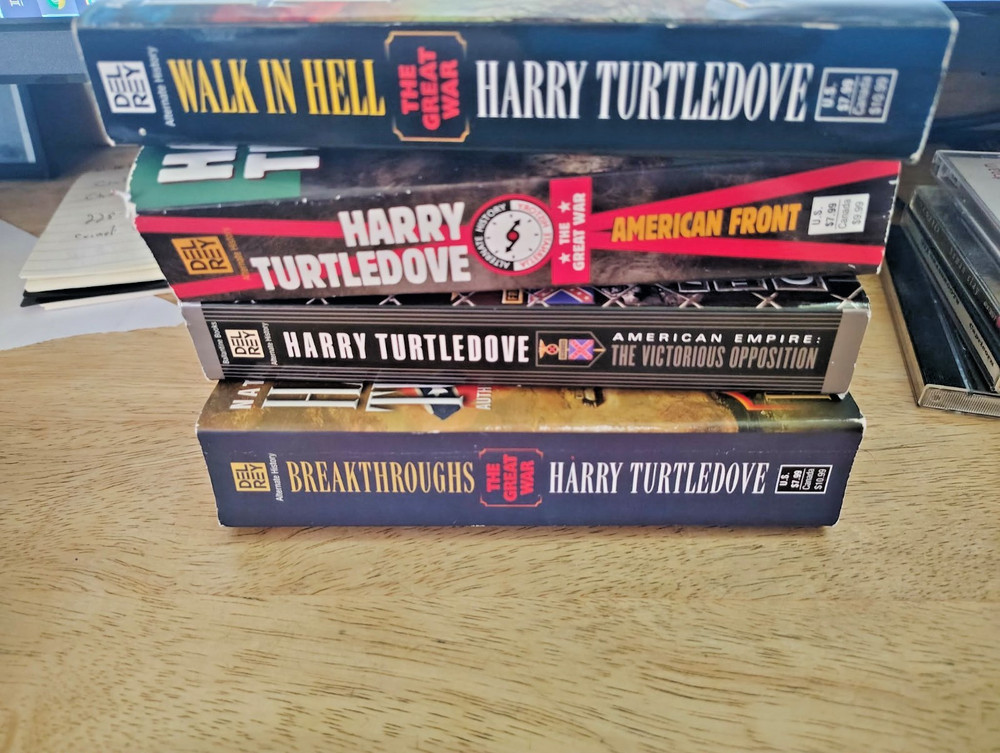 Set of 4 Harry Turtledove Books series of 3 Great War Plus American Empire PB
