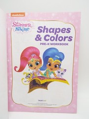 2 Shimmer and Shine books: Shapes & Colors / Hand Lettering Pre-K Workbook NEW*