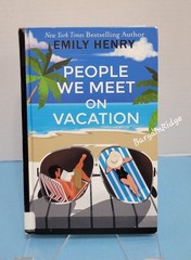 People We Meet on Vacation Emily Henry Hardcover Large Print Library Copy