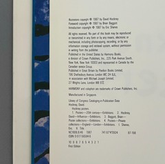 DAVID HOCKNEY POSTERS 40 Large Plates HCDJ Art Book 1987 First Edition 1st Print