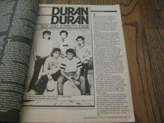 Trouser Press Magazine Oct 83 Duran Duran Thomas Dolby Eurythmics