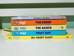 Lot of 5x Bluey Children’s Books: All About Bluey, The Beach, The Creek & More!