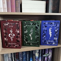 Signed Rina Kent Deception Trilogy Mystic Box Hardcover Set Rina Kent