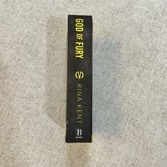 God Of Fury Rina Kent Signed Deluxe Edition With Sprayed Edges Legacy Of Gods