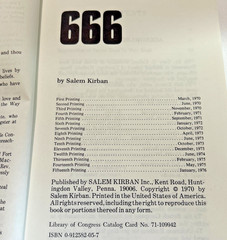 666 ~ Salem Kirban ~ 1976 ~ Paperbak