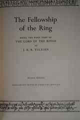 J.R.R. Tolkien, The Lord of the Rings Hardcover Set, 2nd Edition Houghton, HC/GC