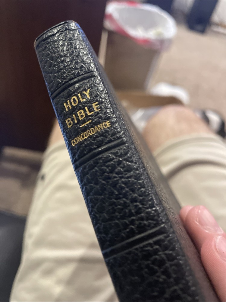 Holy Bible KJV OXFORD Concordance Morocco leather Personal Size #018X