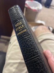 Holy Bible KJV OXFORD Concordance Morocco leather Personal Size #018X