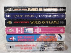 Tor SF Vintage Paperback Lot of 6 Kim Stanley Robinson McHugh Bradley Springer