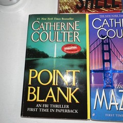 LOT OF 9 CATHERINE COULTER SUSPENSE NOVELS 8 in the FBI Thriller Series+1 Other
