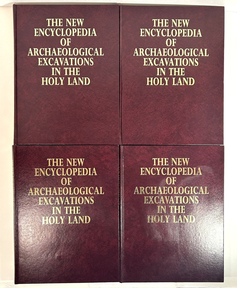 Set of 4 New Encyclopedia of Archaeological Excavations in Holy Land 1993 HB
